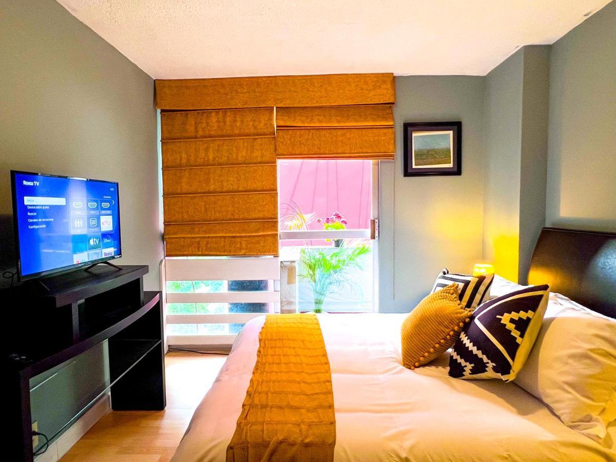 Linda Habitacion Cerca Del Angel Città del Messico Esterno foto
